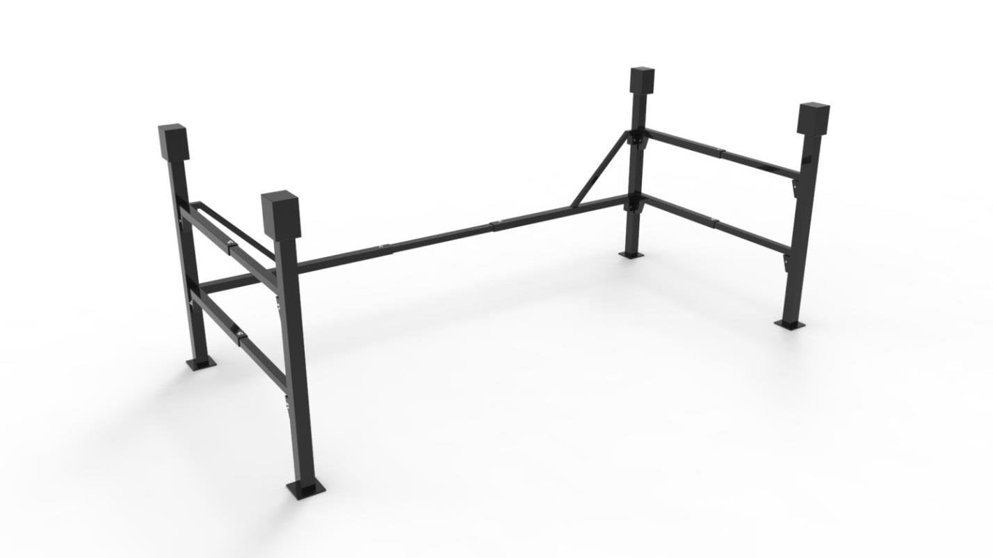 Versonel Metal Platform Loft Conversion Kit for Twin Size Bed Steel