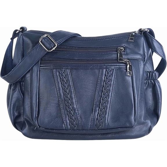 Verstarlin Crossbody Bags For Women Pocketbooks Soft PU Leather Purses and Handbags Multi Pocket Shoulder Bag