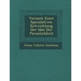 thumbnail image 1 of Versuch Einer Speculativen Entwicklung Der Idee Der Pers�nlichkeit, 1 of 1