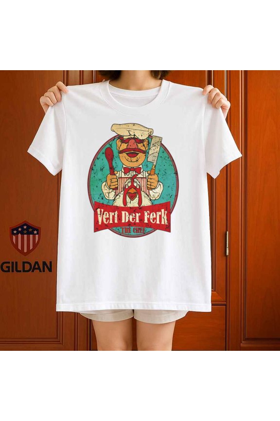 Vert Der Ferk Swedish Chef Style Funny Retro Graphic Fan Gift Graphic Tee,for men and women up to 5XL