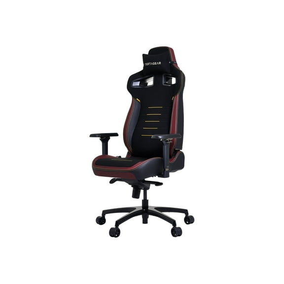 Vertagear P-Line PL4800 - Gaming chair - armrests - T-shaped - tilt - memory foam, Ultra Premium High Resilience (UPHR) foam, aluminum alloy, steel frame, PUC faux leather, fiber - burgundy red