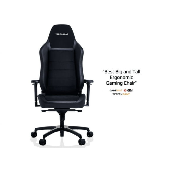 Vertagear PL6800 HygennX Ergonomic Gaming Chair (Carbon Black)