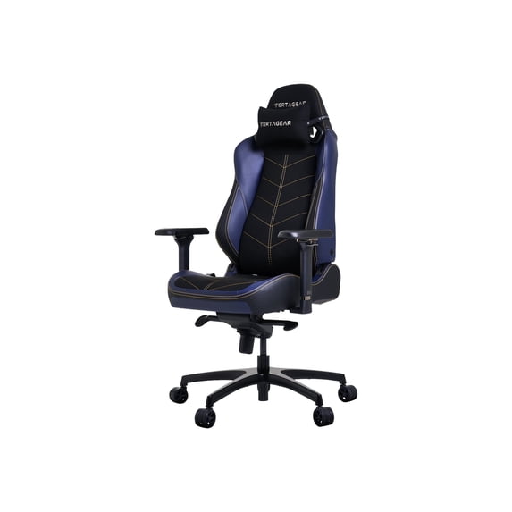 Vertagear SL5800 Ergonomic Large Gaming Chair featuring ContourMax Lumbar & VertaAir Seat systems - RGB LED Kits Upgradeable - Midnight Blue