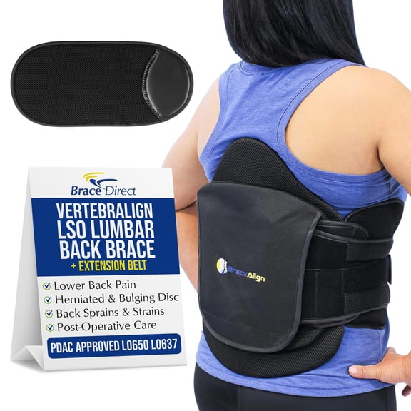 Brace Align VertebrAlign LSO Lower Back Brace for Pain L0627, L0642, L0631, L0637, L0650, L0648