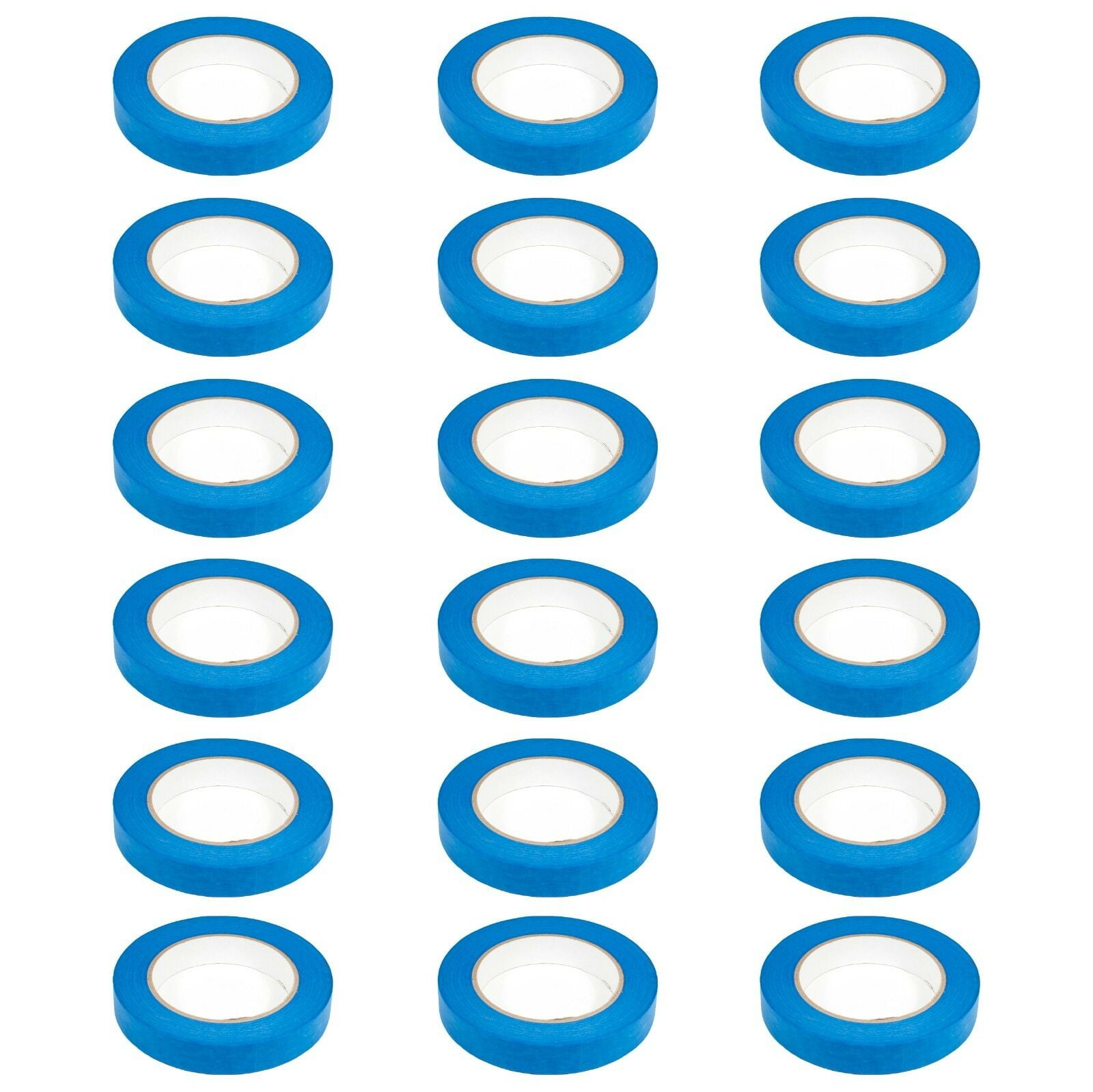Vertech Blue Painters Masking Tape - 3/4" x 60 yards (18 rolls)