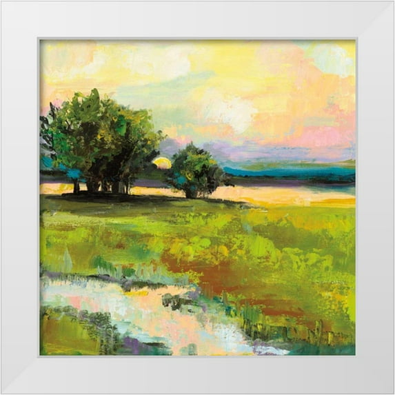 Vertentes, Jeanette 12x12 White Modern Wood Framed Museum Art Print Titled - Weekapaug Inn