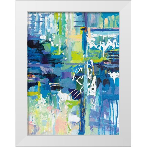 Vertentes, Jeanette 12x14 White Modern Wood Framed Museum Art Print Titled - Sequence