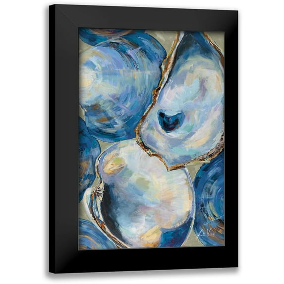 Vertentes, Jeanette 13x18 Black Modern Framed Museum Art Print Titled - Matununk Shells Tan