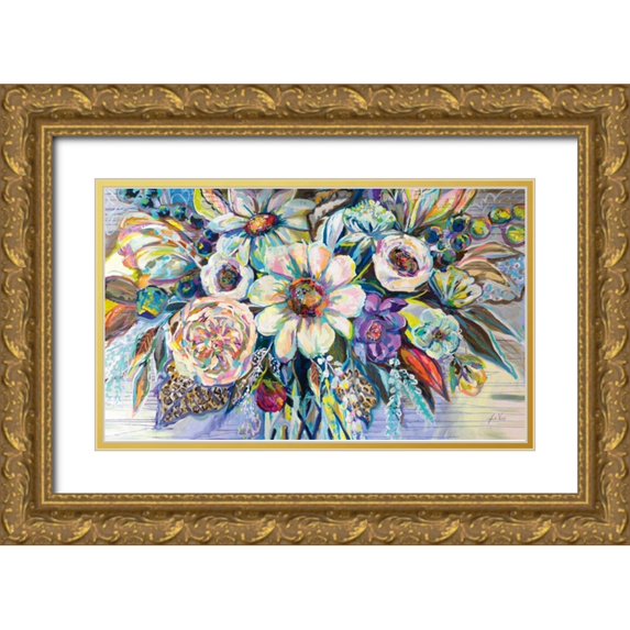 Vertentes, Jeanette 14x10 Gold Ornate Wood Framed with Double Matting Museum Art Print Titled - Unity