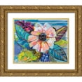 thumbnail image 1 of Vertentes, Jeanette 14x12 Gold Ornate Wood Framed with Double Matting Museum Art Print Titled - Island Flowers, 1 of 4