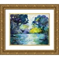 thumbnail image 1 of Vertentes, Jeanette 14x12 Gold Ornate Wood Framed with Double Matting Museum Art Print Titled - Quiet, 1 of 4