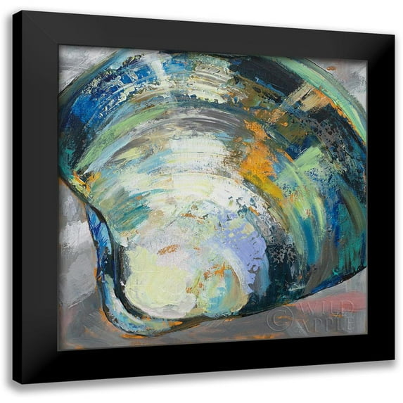 Vertentes, Jeanette 15x15 Black Modern Framed Museum Art Print Titled - Clamshell Two
