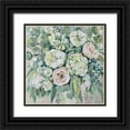 thumbnail image 1 of Vertentes, Jeanette 15x15 Black Ornate Wood Framed with Double Matting Museum Art Print Titled - White Wedding on Gray, 1 of 4
