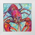 thumbnail image 1 of Vertentes, Jeanette 15x15 White Modern Wood Framed Museum Art Print Titled - Lilly Lobster III, 1 of 4