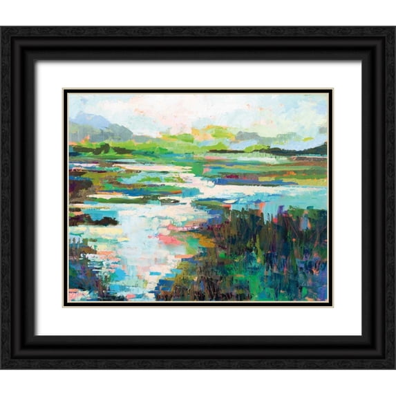 Vertentes, Jeanette 18x15 Black Ornate Wood Framed with Double Matting Museum Art Print Titled - To and From