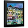 thumbnail image 1 of Vertentes, Jeanette 19x24 Black Modern Framed Museum Art Print Titled - Paris Evening I, 1 of 5