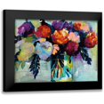 thumbnail image 1 of Vertentes, Jeanette 24x19 Black Modern Framed Museum Art Print Titled - A Colorful Life, 1 of 5
