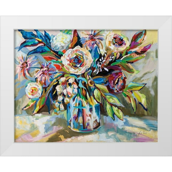 Vertentes, Jeanette 24x20 White Modern Wood Framed Museum Art Print Titled - It Warms My Heart