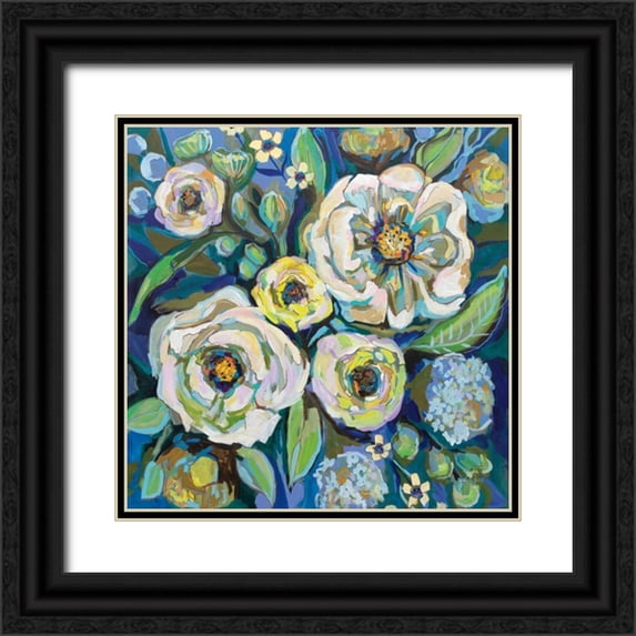 Vertentes, Jeanette 26x26 Black Ornate Wood Framed with Double Matting Museum Art Print Titled - Ocean House