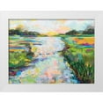 thumbnail image 1 of Vertentes, Jeanette 32x25 White Modern Wood Framed Museum Art Print Titled - Dancing Light, 1 of 4