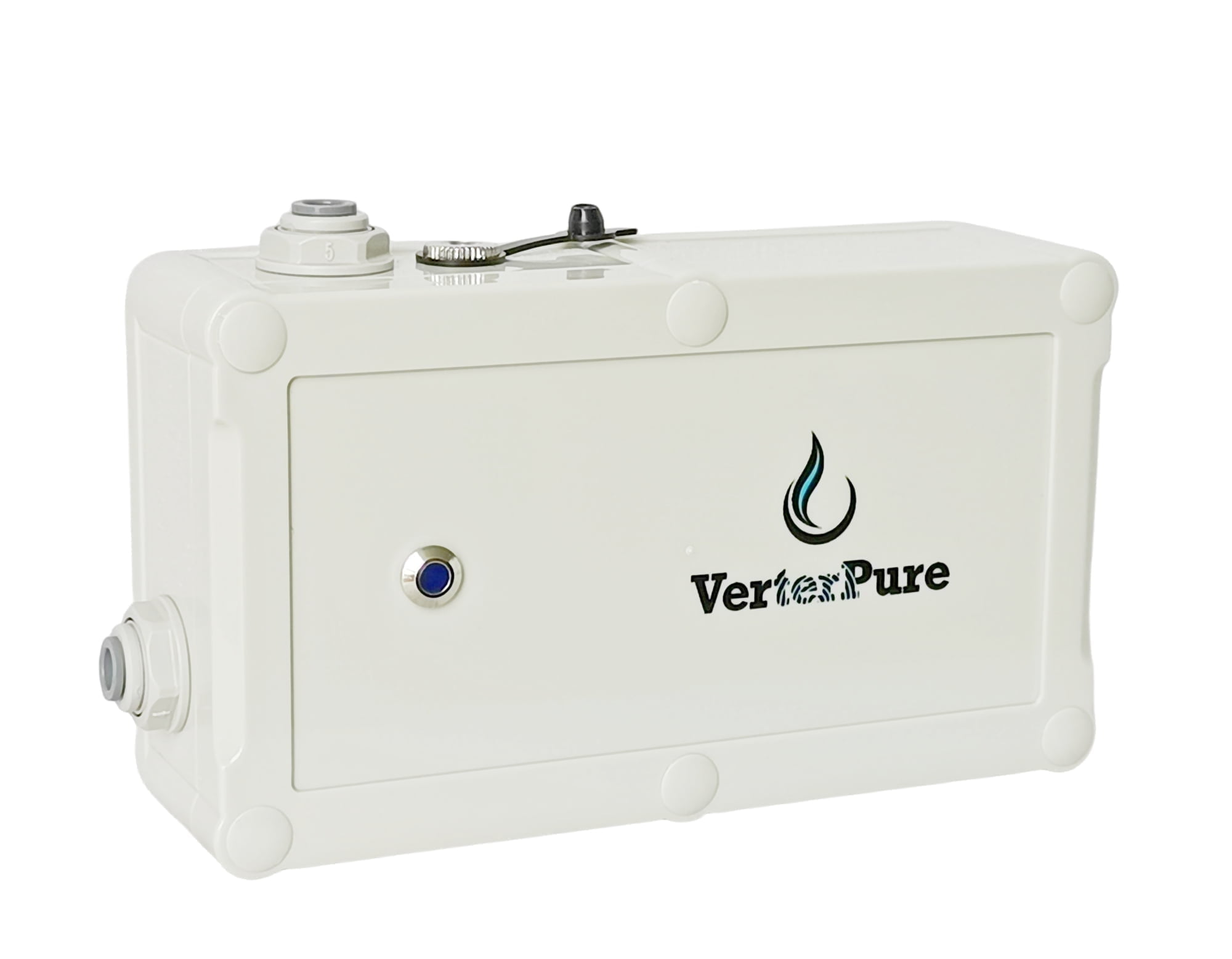 VerterPure VP2 Mini UV-C LED Ultraviolet Freshwater Filter Purifier, Automatic Shut Off, 0.52GPM