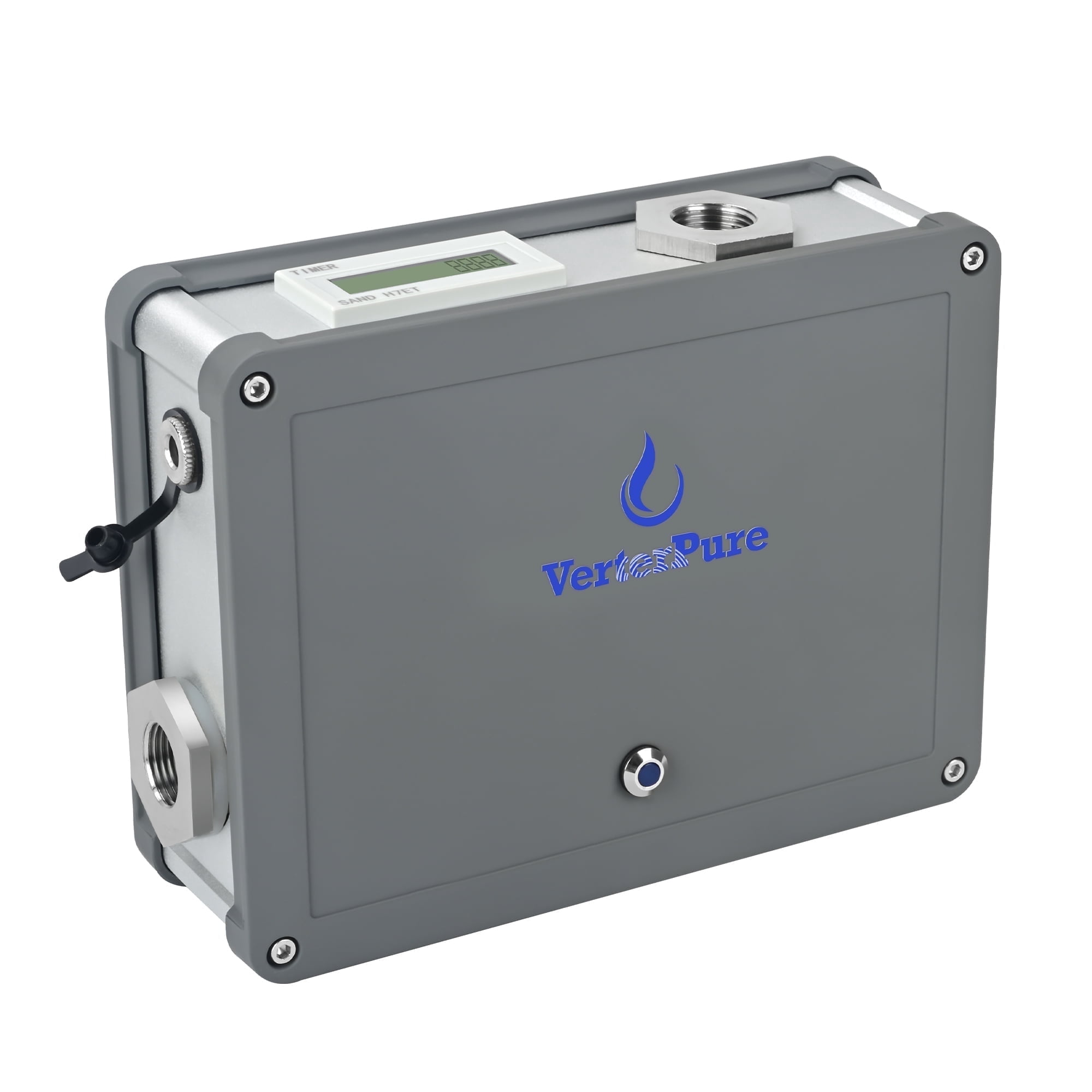 VerterPure VP6 UV-C LED Ultraviolet Water Filter Purifier, Reduce up to 99.99% Contaminants, Smart On/Off, Mercury Free, 1.60GPM