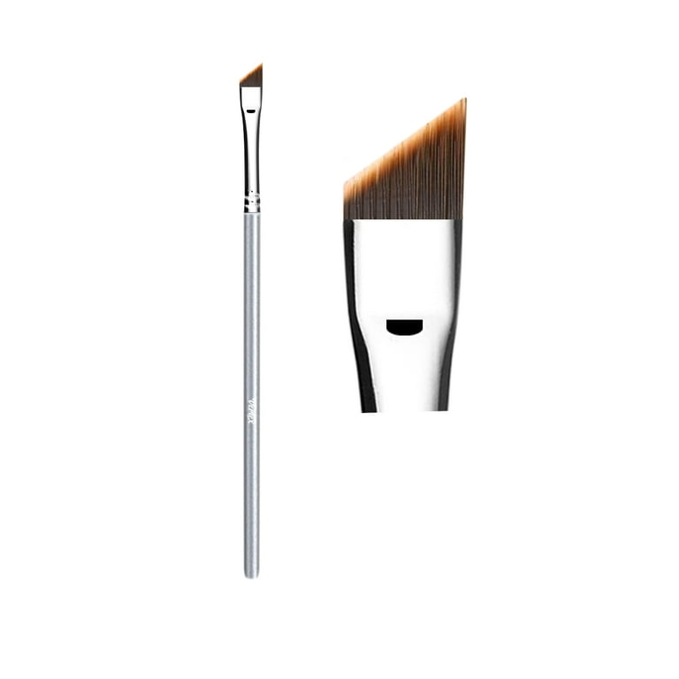 Vertex Beauty Angled Eyeliner Brush Slanted Small Makeup Brush Thin Pencil  Winged Gel Liquid Liner For Clean Lines Fine Wing Flat Firm Angle Edges  Sexy Cat Eyes Black Eyebrow Sharpener Eyeshadow Brown 