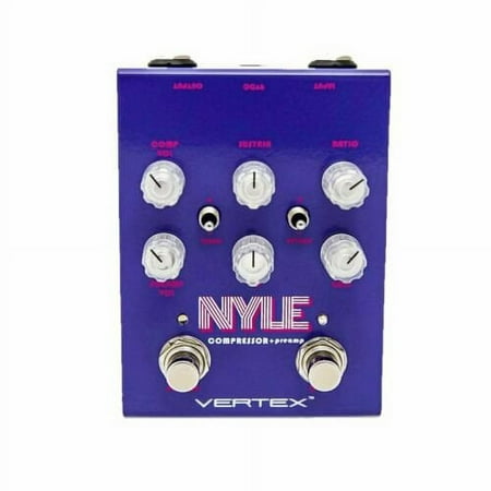 Vertex Effects - Nyle Compressor Effects Pedal - Purple