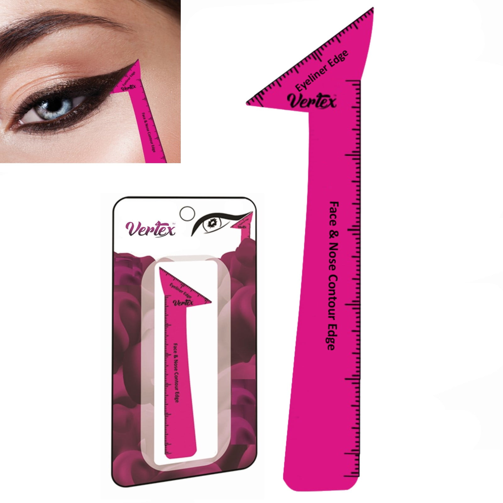 Vertex Beauty Makeup Tape For Eyeliner Eyeshadow for Women Cosmetic Tape  Angled Winged Liner, 1 Count - Harris Teeter