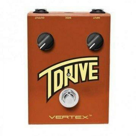 Vertex Effects T Drive Overdrive Guitar Effects Pedal, Sonic Recreation of the Trainwreck Express Amplifier, Guitar and Bass Overdrive Pedal, 4.6