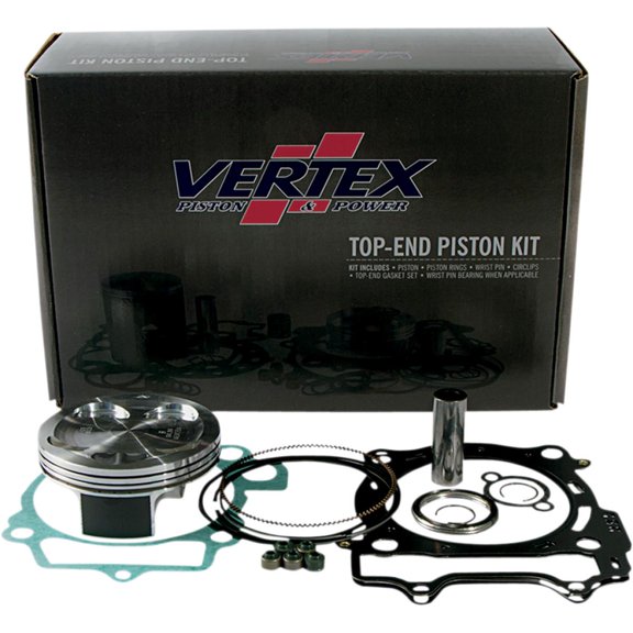 Vertex VTK22650B-2 Cast Replica Top End Piston Kit - Standard Bore 66.35mm, Standard Compression