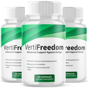 VertiFreedom Pills Advanced Formula Vitamin Supplement Support Against Vertigo Verti Freedom 180 Capsules