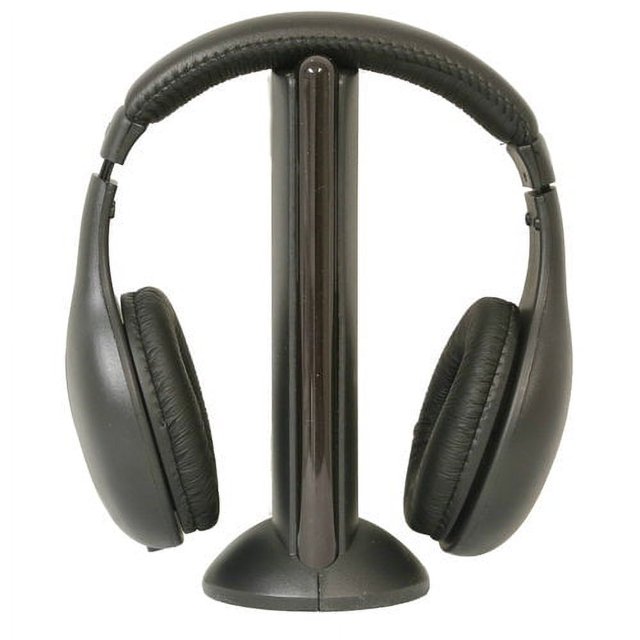 VertiGo WHFM Wireless Headphone, Black