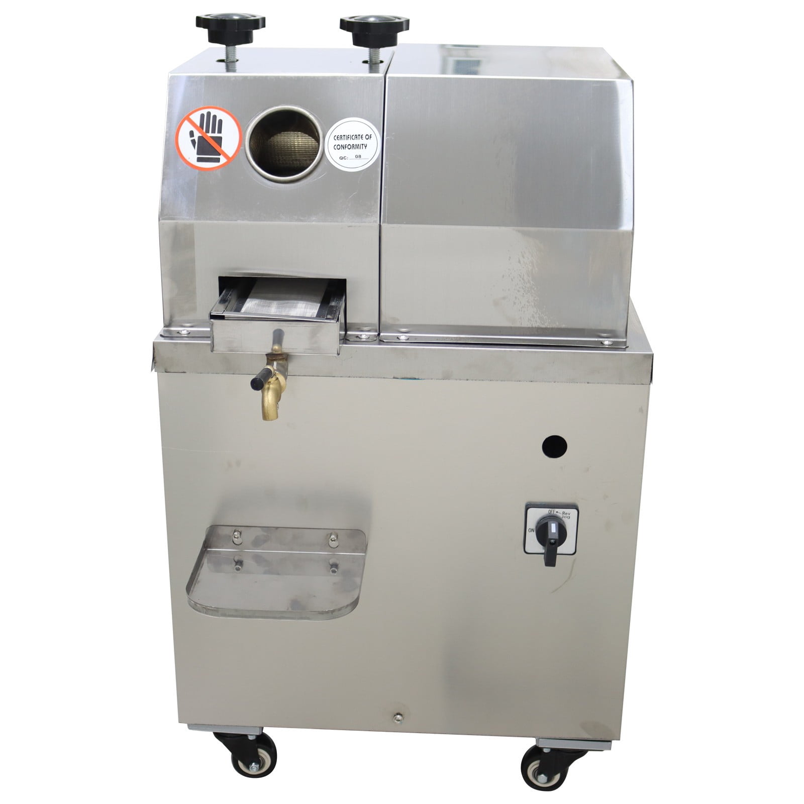 Vertical 3-Roller Sugarcane Juicer Sugar Electric Cane Juice Extractor Sugarcane Juice Machine