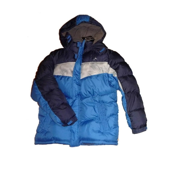 Vertical 9 Boys Blue Insulated Puffer Jacket Winter Snowboard Coat 12-14