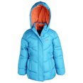 thumbnail image 1 of Vertical 9 Little Girls Down Alternative Fleece Lined Winter Puffer Jacket Coat, 1 of 3