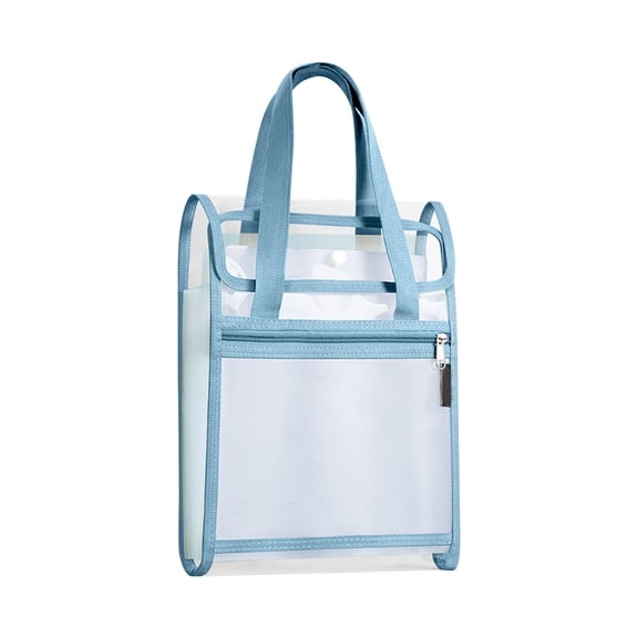 Vertical Accordion File Organizer, Large Capacity Expanding Document Bag, Waterproof Plastic Folder with Handle, Portable for Sch-ool Office