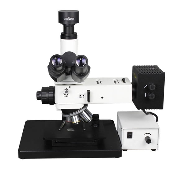 Vertical Arm Metallographic Microscope With Large Lifting Height, Suitable For Observing Large Objects ,Wide and Clear Vision