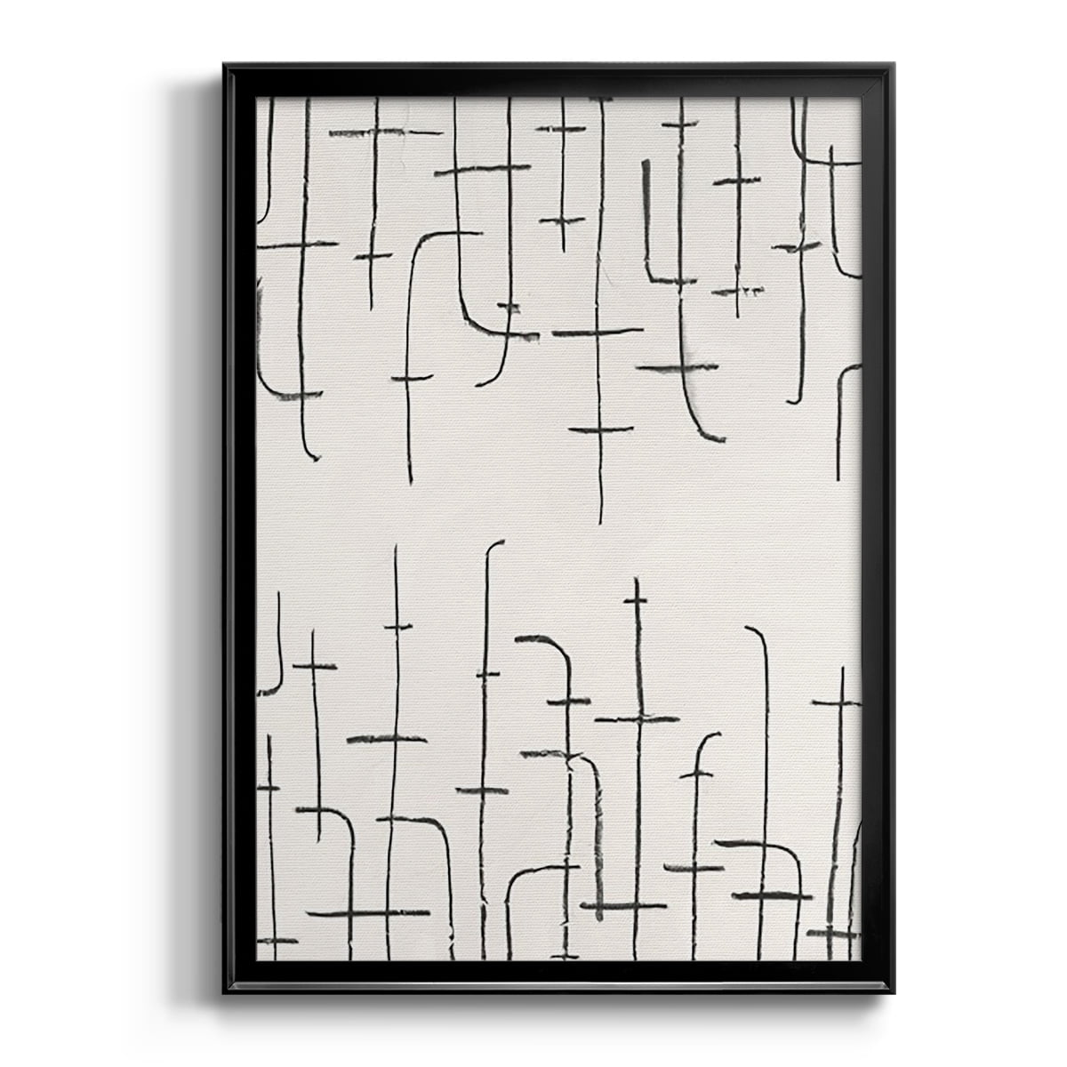 Vertical Arrangement I Premium Framed Print, in Gold, Black, or Silver - Ready to Hang