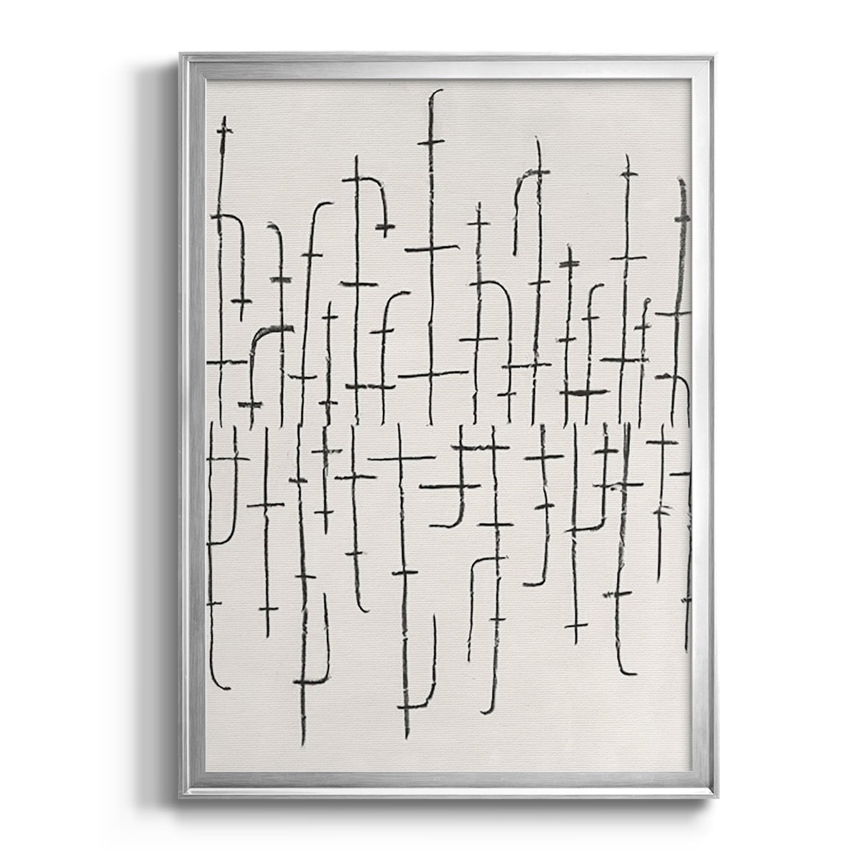 Vertical Arrangement II Premium Framed Print, in Gold, Black, or Silver - Ready to Hang