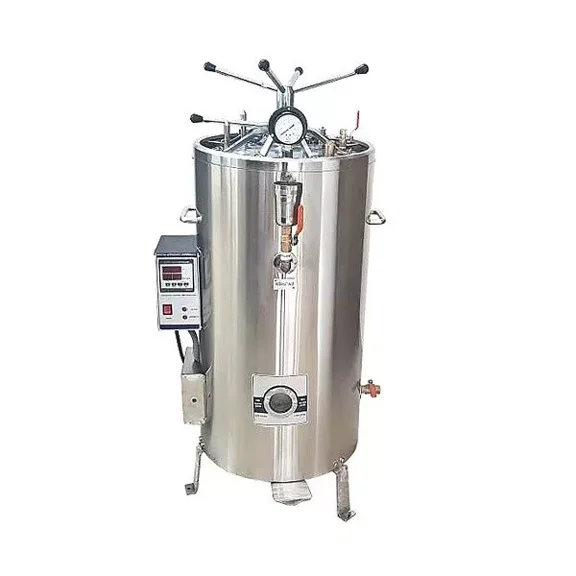 Vertical Autoclave Double Wall Stainless Steel with Radial Locking & Digital Controller