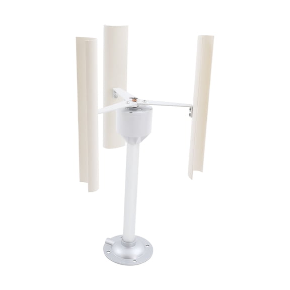 Vertical Axis Wind Turbine Model 3-Blade 3-Phase Permanent Magnet Motor 1-20V 1-40W Output ABS Wind Generator Model for DIY Home 16.54" Height