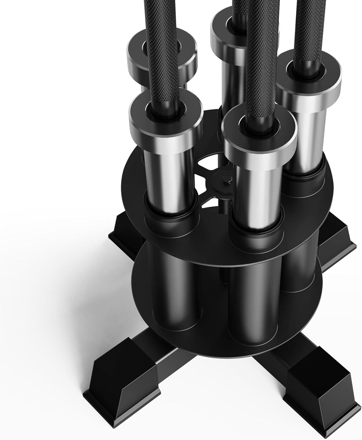 Vertical Barbell Holder : Rotatable Barbell Holder Floor Stand, Heavy ...