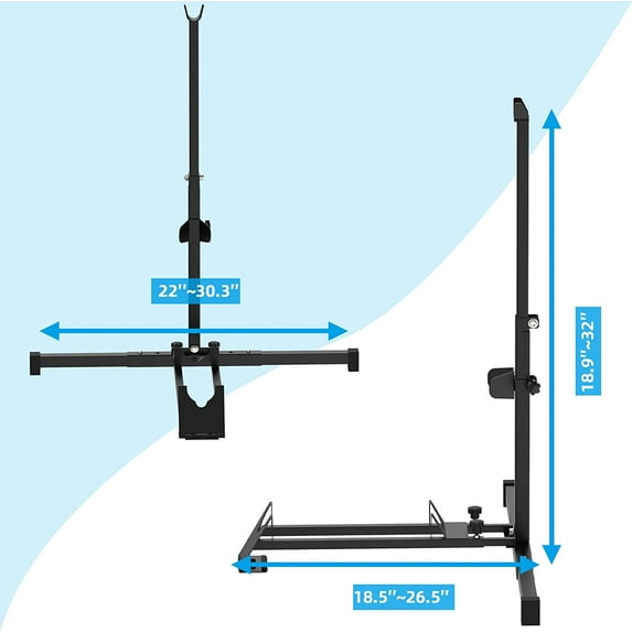 Vertical Bike Stand, Space-Saving Garage Rack with Adjustable Height for Indoor Storage