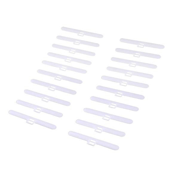 Vertical Blind Clips 20 Pcs Top Hangers Easy Installation Curtain Accessories for Home Bedroom Office Curtains Repair Clip Tool