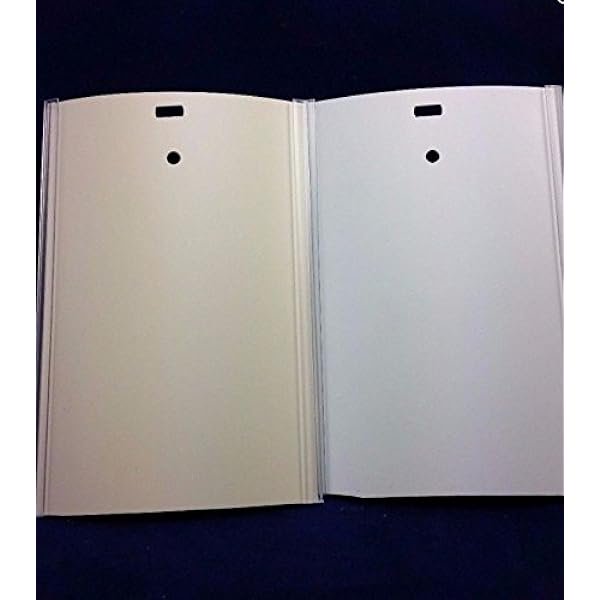 Vertical Blind Fabric Insert Channels in White or Ivory 82 1/2" L (10