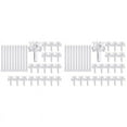 thumbnail image 1 of Vertical Blind Repair Carrier with Stem Vertical Blinds Repair Kit White Blinds Replacement Parts 40Pcs, 1 of 6