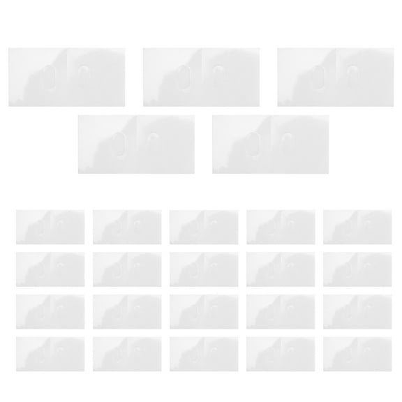 Vertical Blind Repair Tabs-25 Sets Clear Vertical Blind Repair Tabs Vane Saver Self Adhesive Vertical Blinds Repair Kit