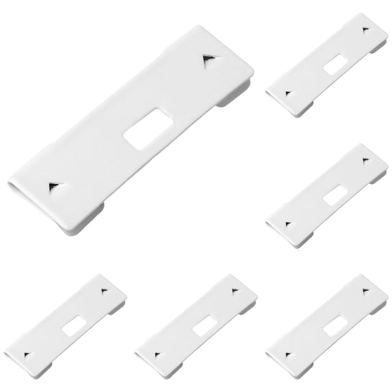 Vertical Blind Repair Vane Savers | Oimcto Metal Vane Clips for Broken Slats, Electroplated Vertical Blinds Repair Kit, Metal Vertical Blind Repair Tabs for Vertical Blinds Replacement Slats - 5 Pcs