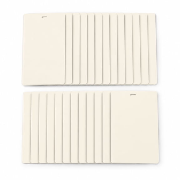 Vertical Blind Replacement Slats, Curved Smooth, 94.5" x 3.5", Ivory (20-Pack), Vinyl